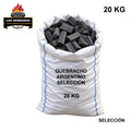 Saco carbón quebracho seleccion 20kg