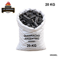 Saco carbón quebracho granel 20 Kg
