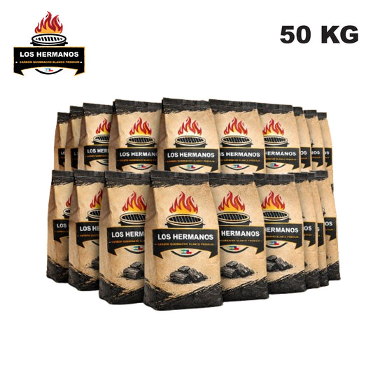 Pack Mayorista 25 Bolsas de Carbón 2.5 kg