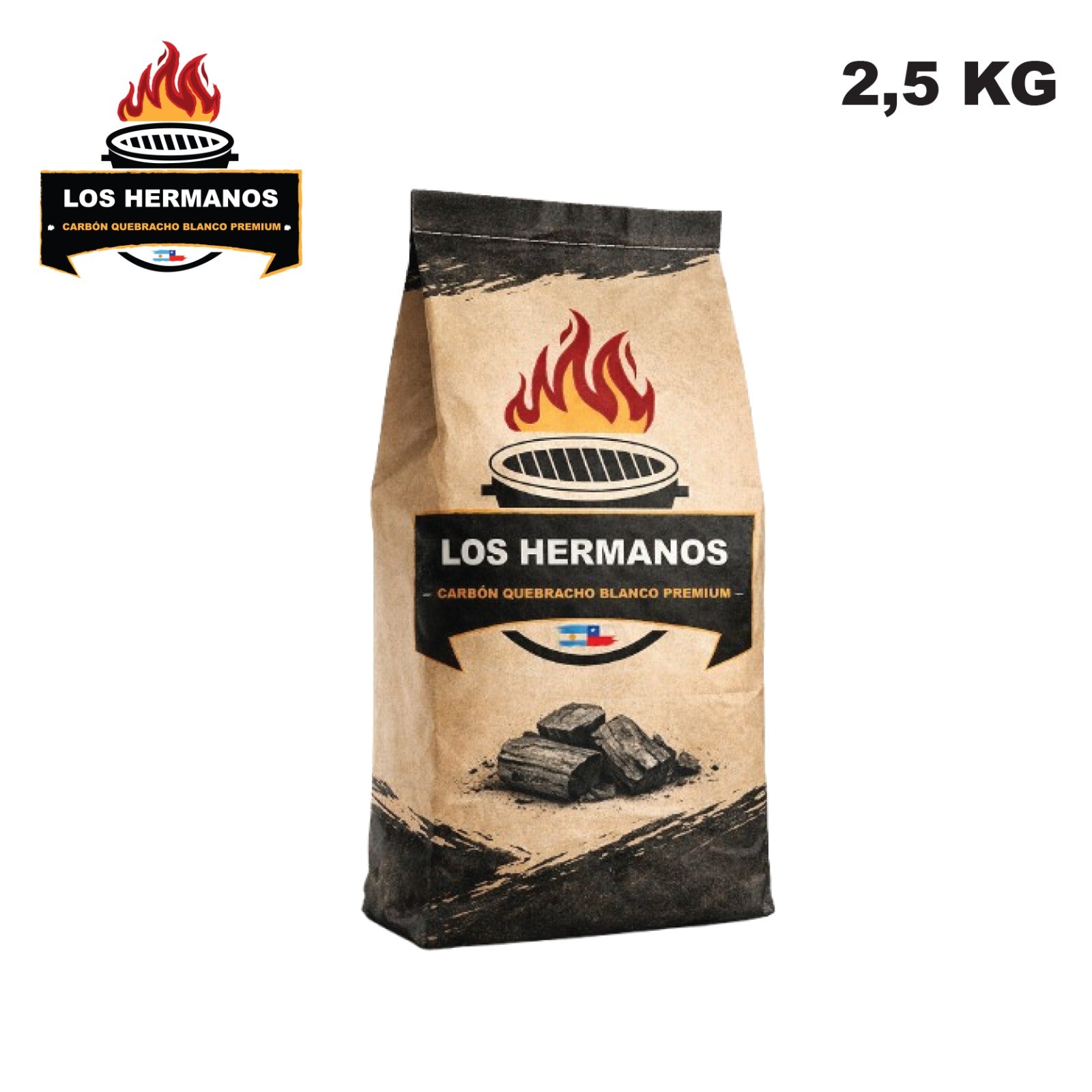 Bolsa carbón 2,5 kg