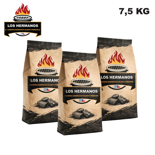 Pack 3 bolsas carbón 2,5 kg